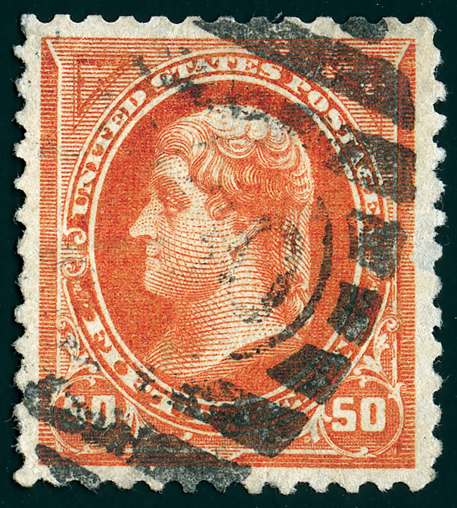 260 - 1894 50c Thomas Jefferson, Orange, Unwatermarked, Perf. 12