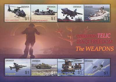 M10850 - 2003 $1 Operation Iraqi Freedom: Planes, Ships and Tanks