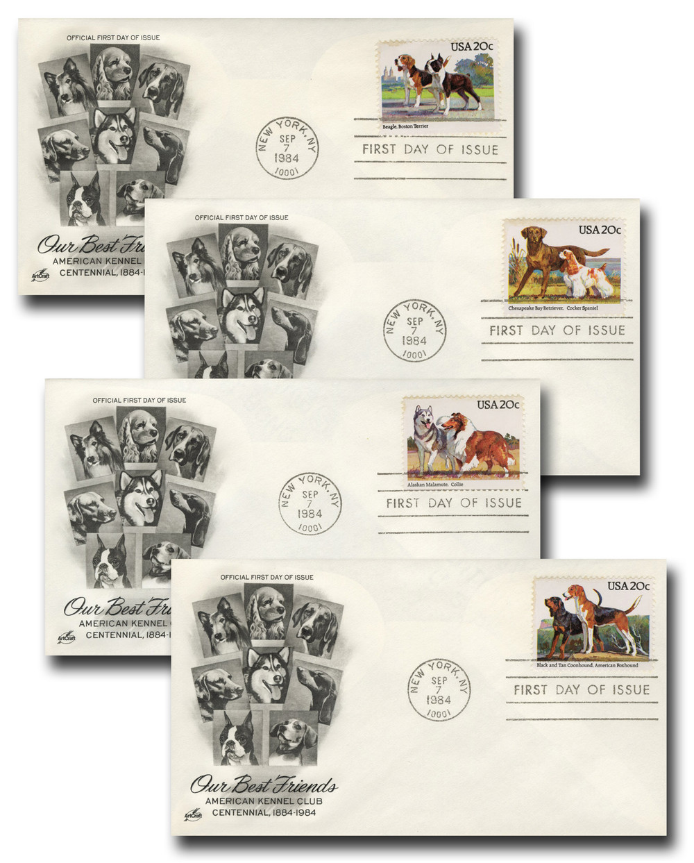310082 -- Classic First Day Cover Set -- First Day Cover