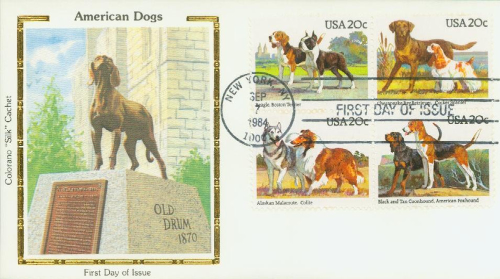 310085 -- Colorano Silk First Day Cover -- First Day Cover