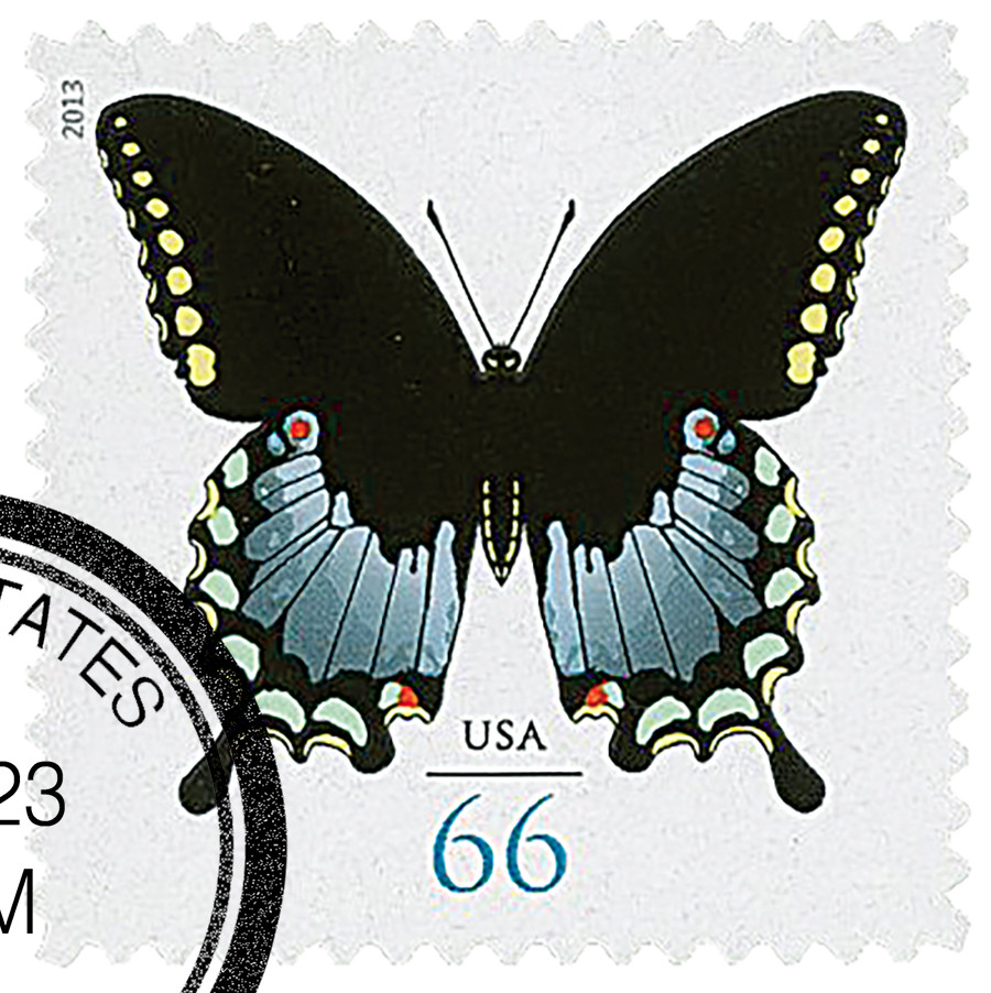 4736 - 2013 66c Spicebush Swallowtail Butterfly - Mystic Stamp Company