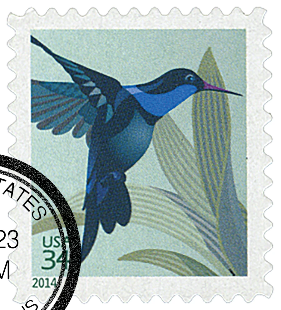 4857 - 2014 34c Hummingbird - Mystic Stamp Company