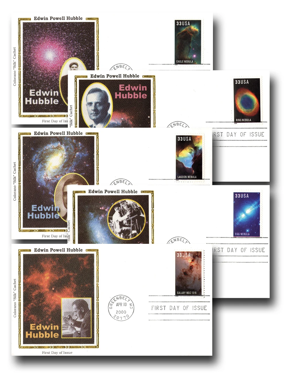 3384-88 - 2000 33c Edwin Powell Hubble - Mystic Stamp Company