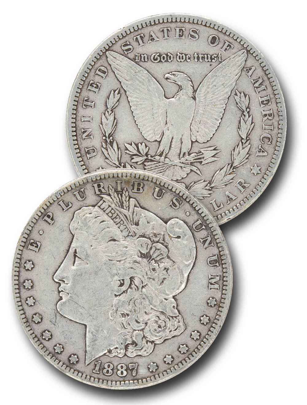 CW-887S - 1887-S Morgan Silver Dollar - Mystic Stamp Company