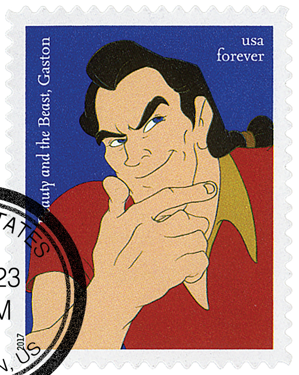 5221 - 2017 First-Class Forever Stamp - Disney Villains
