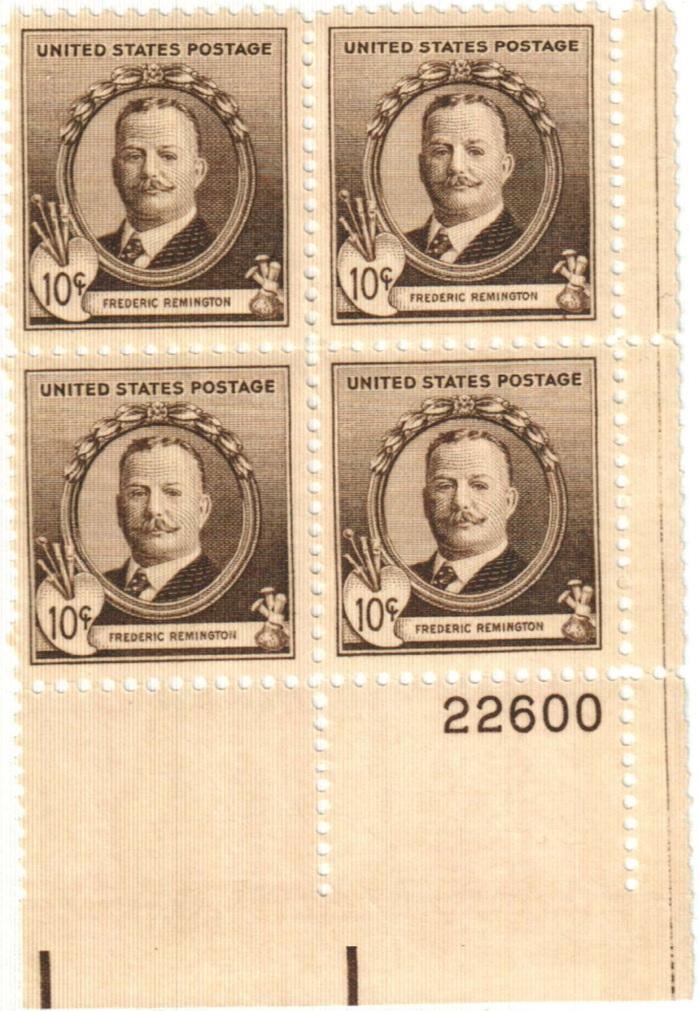 345496 -- Mint Plate Block -- Mint Stamp(s)