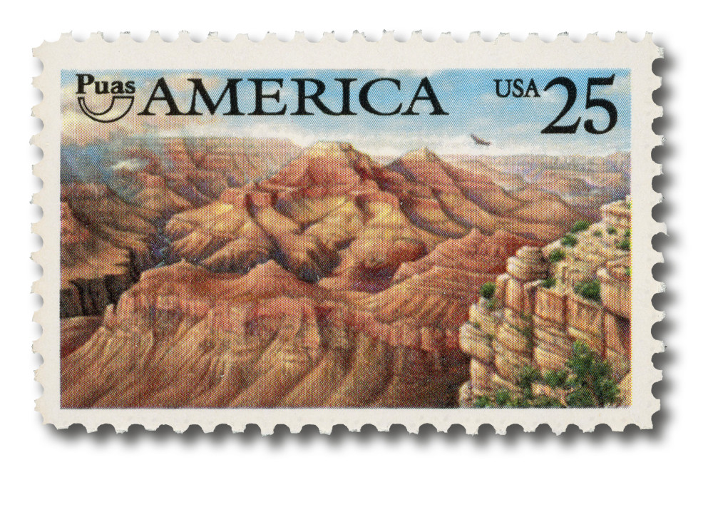 2512 - 1990 25c America: Grand Canyon - Mystic Stamp Company