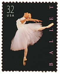 売約8819 外国切手 アメリカ 1998年バレリーナバレエ 3237 - 1998 32c Ballet - Mystic Stamp Company