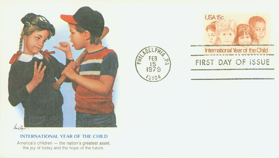 1772 - 1979 15c International Year of the Child - Mystic Stamp Company