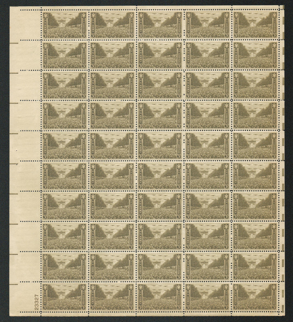 934 - 1945 3c US Armed Forces: Army - Mystic Stamp Company