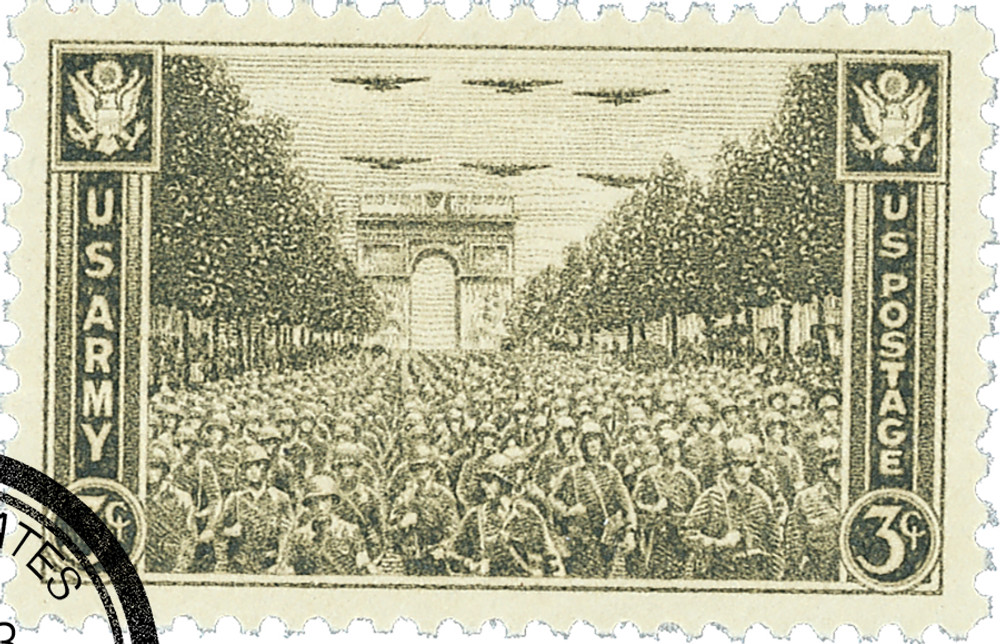 934 - 1945 3c US Armed Forces: Army - Mystic Stamp Company