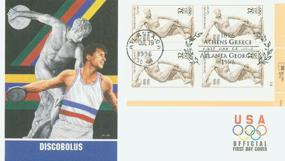 320588 -- Fleetwood First Day Cover (Plate Block) -- First Day Cover