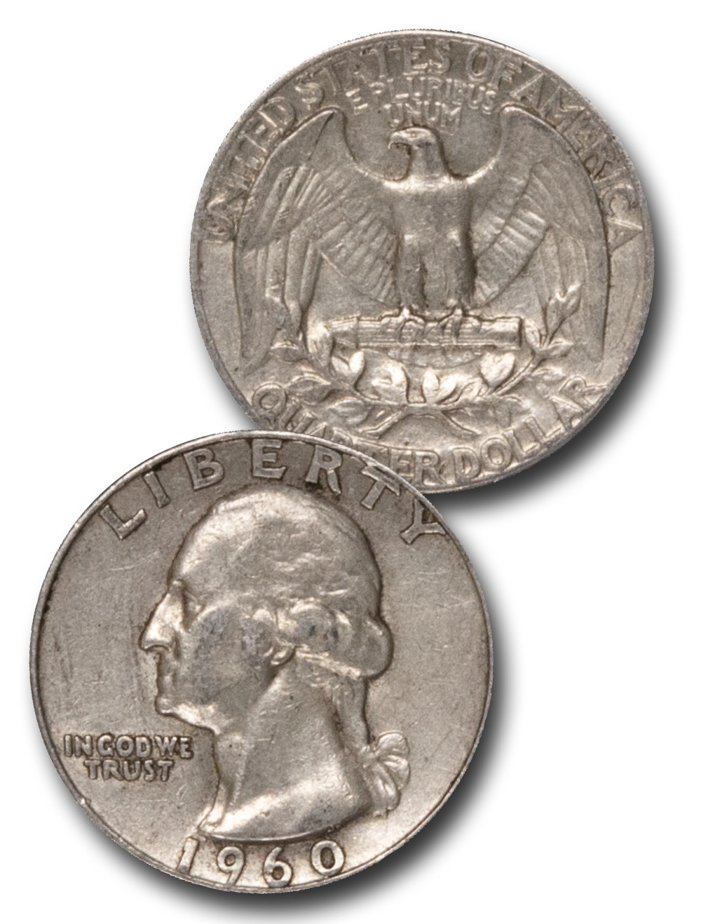 CQ-960 - 1960 George Washington Silver Quarter - Mystic Stamp Company