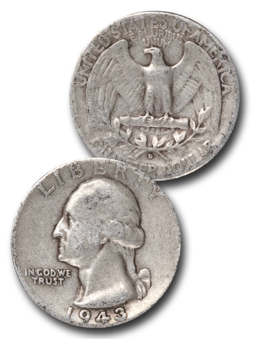 CQ-942S - 1942-S George Washington Silver Quarter - Mystic Stamp