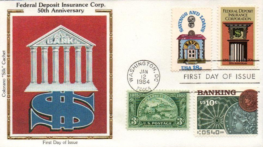 693646 -- Colorano Silk First Day Cover (Combination Cover) -- First Day Cover