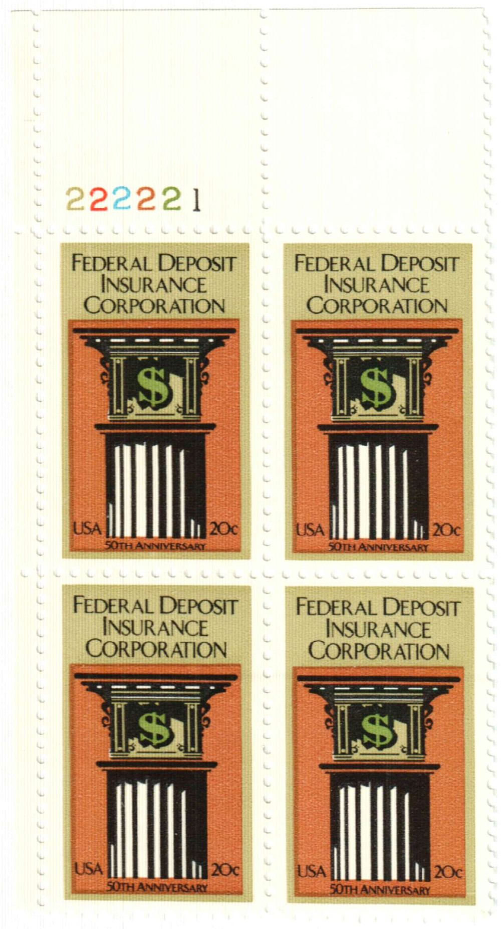 309815 -- Mint Plate Block -- Mint Stamp(s)