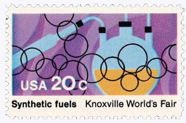 2007 - 1982 20c Knoxville World's Fair: Synthetic Fuels - Mystic