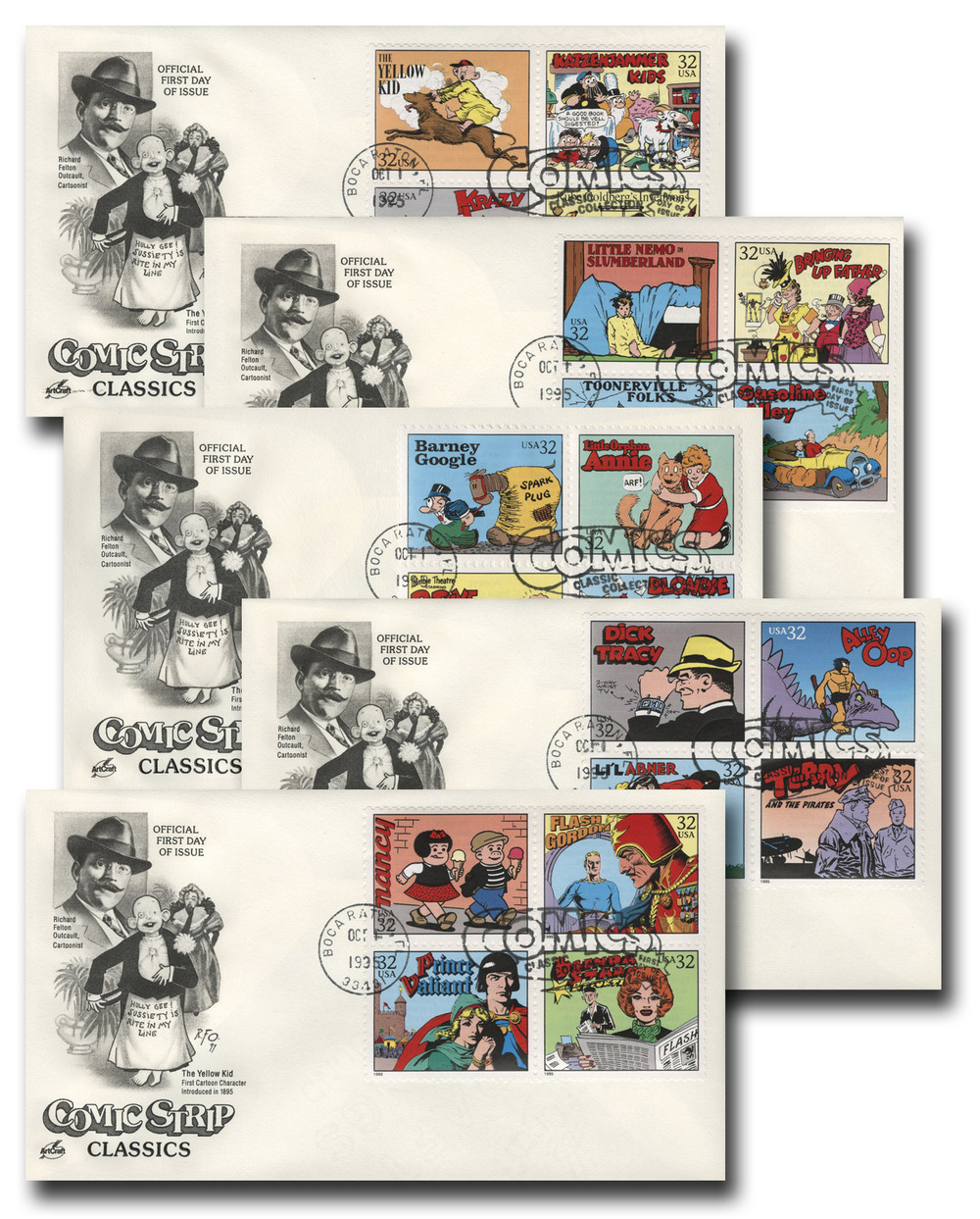 319582 -- Classic First Day Cover Set -- First Day Cover