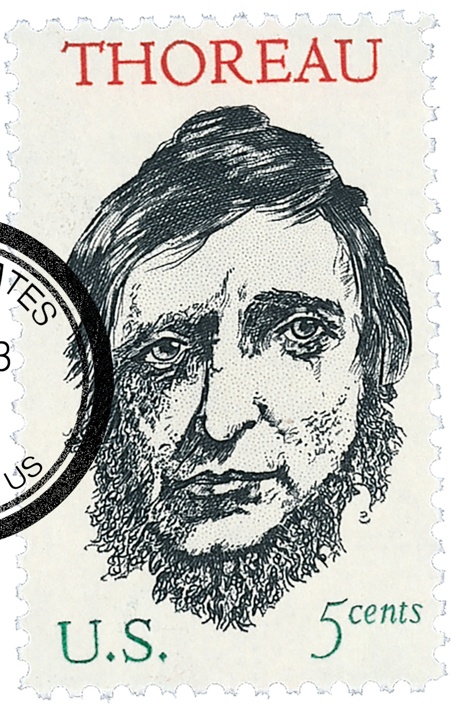 1327 - 1967 5c Henry David Thoreau - Mystic Stamp Company 1327 - 1967 5c Henry David Thoreau - Mystic Stamp Company