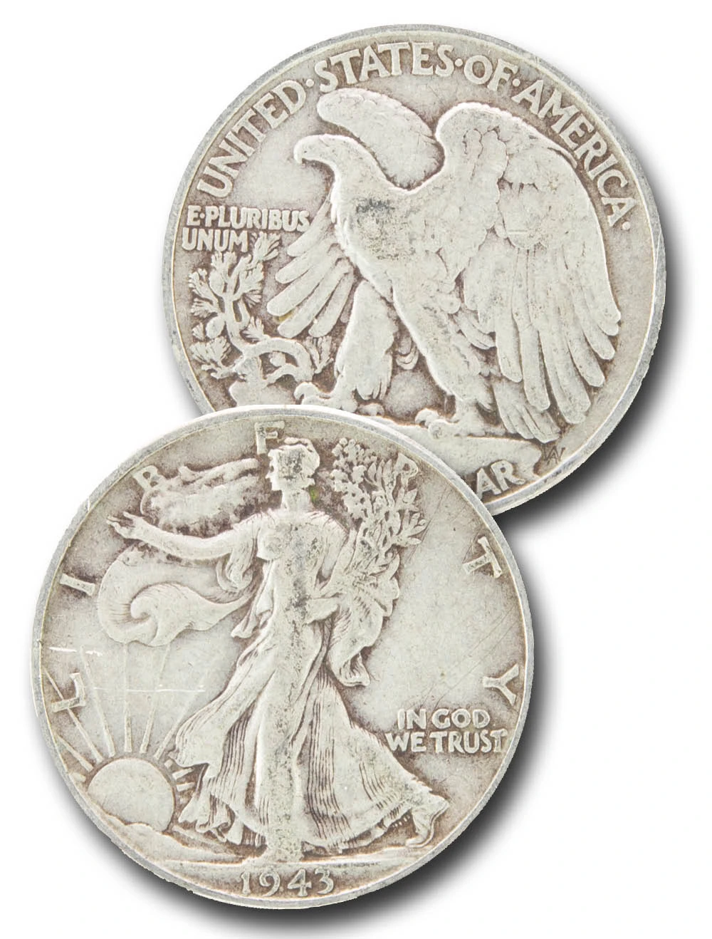 CH-943 - 1943 Walking Liberty Half Dollar - Mystic Stamp Company