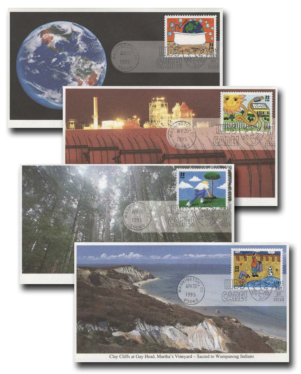 318827 -- Mystic First Day Cover Set -- First Day Cover