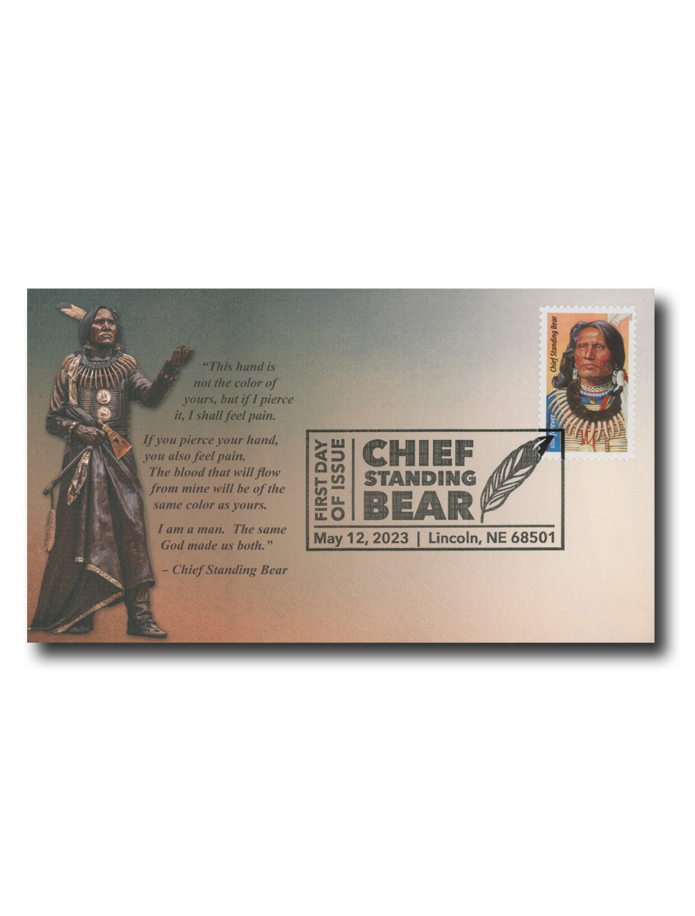 5798 - 2023 First-Class Forever Stamp - Chief Standing Bear