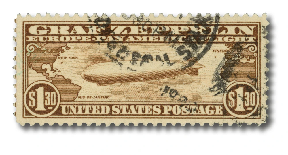 C14 - 1930 $1.30 Graf Zeppelin, Brown - Mystic Stamp Company