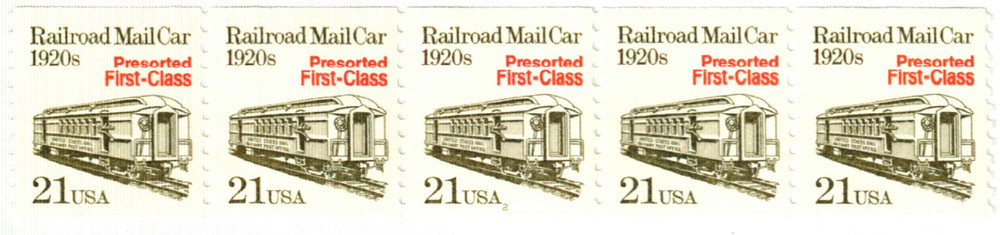 311923 -- Mint Plate Number Coil of 5 -- Mint Stamp(s)