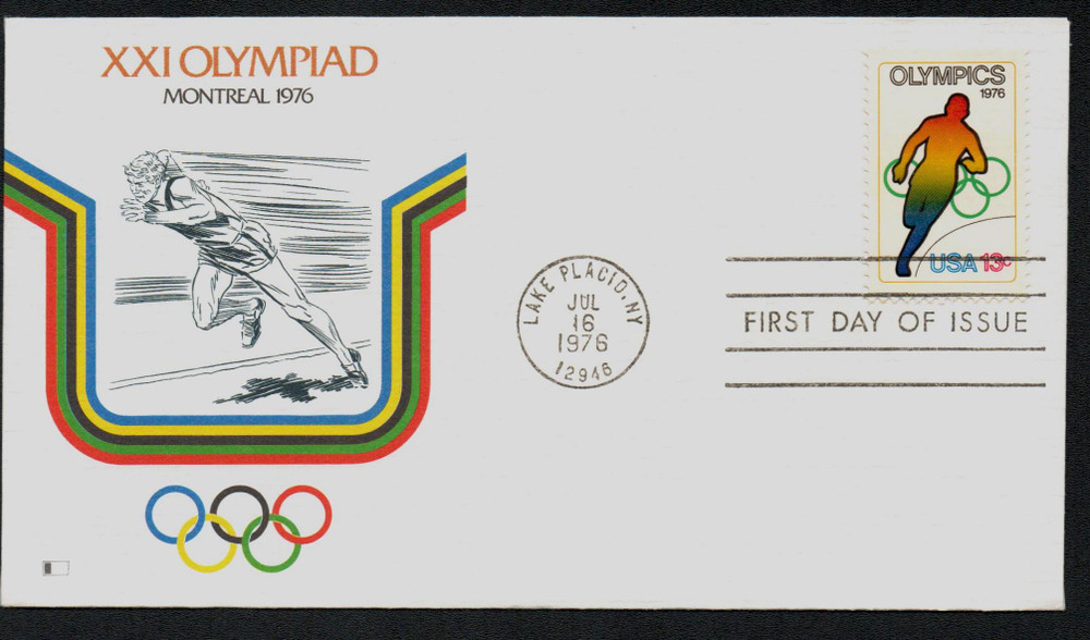 1697 - 1976 13c Olympic Games: Running - Mystic Stamp Company