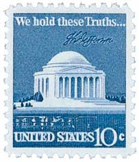 1510 - 1973 10c Jefferson Memorial - Mystic Stamp Company