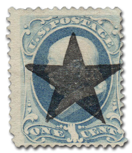 182 - 1879 1c Franklin, Dark Ultramarine, Soft Paper, Perf. 12  display picture 1