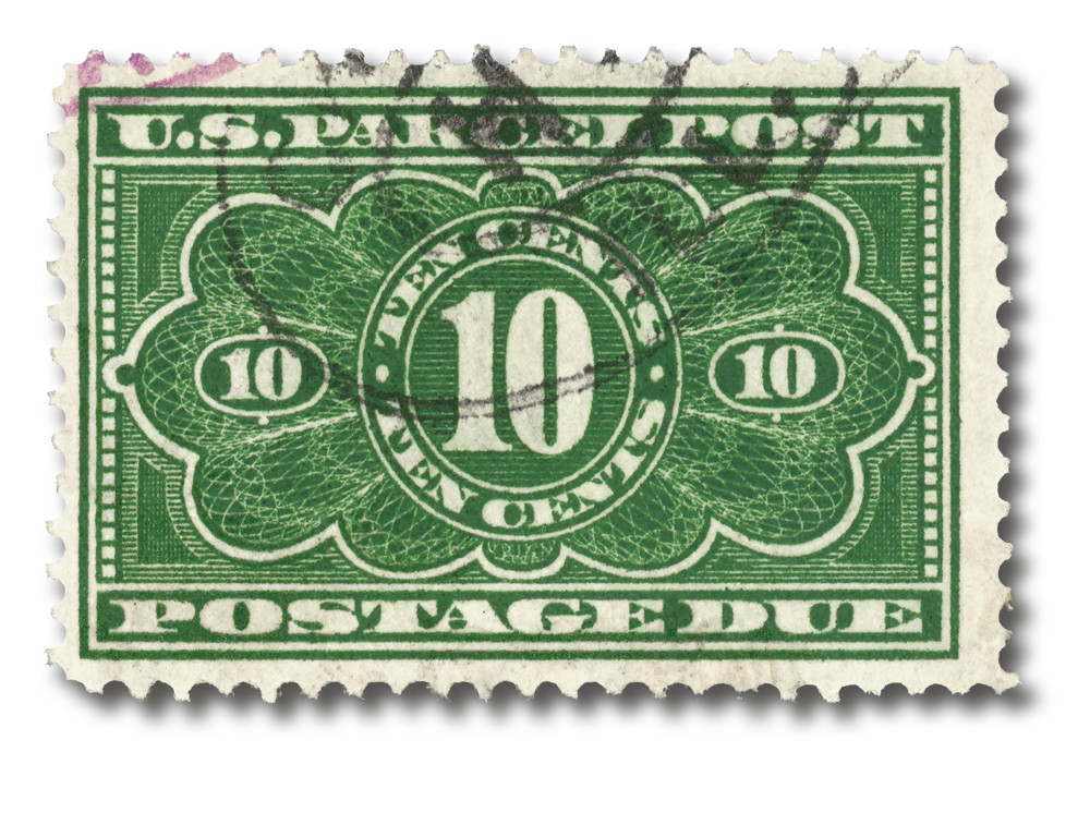 JQ4 - 1913 10c Parcel Post Postage Due Stamp - Mystic Stamp Company
