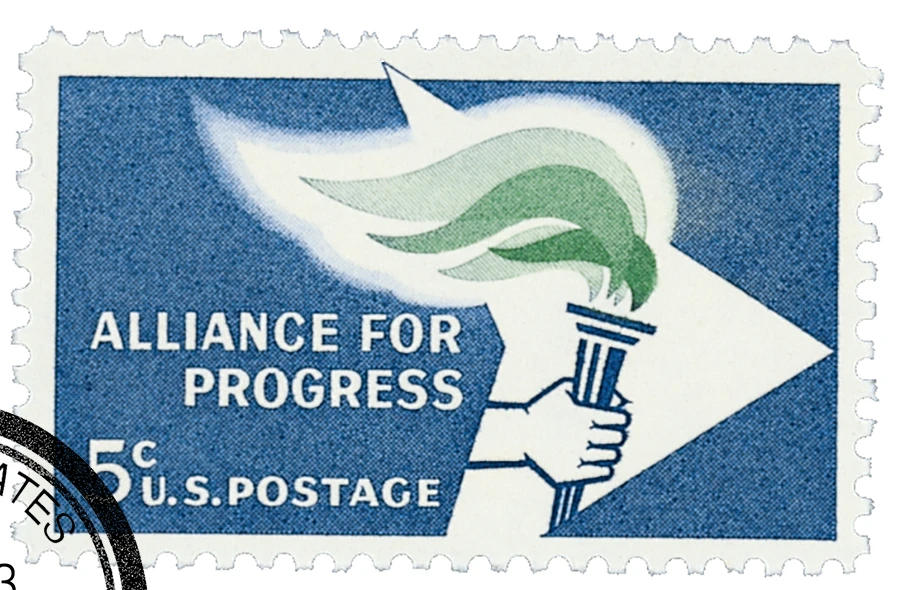 stamps 3.1～ 1234 - 1963 5c Alliance for Progress - Mystic Stamp Company