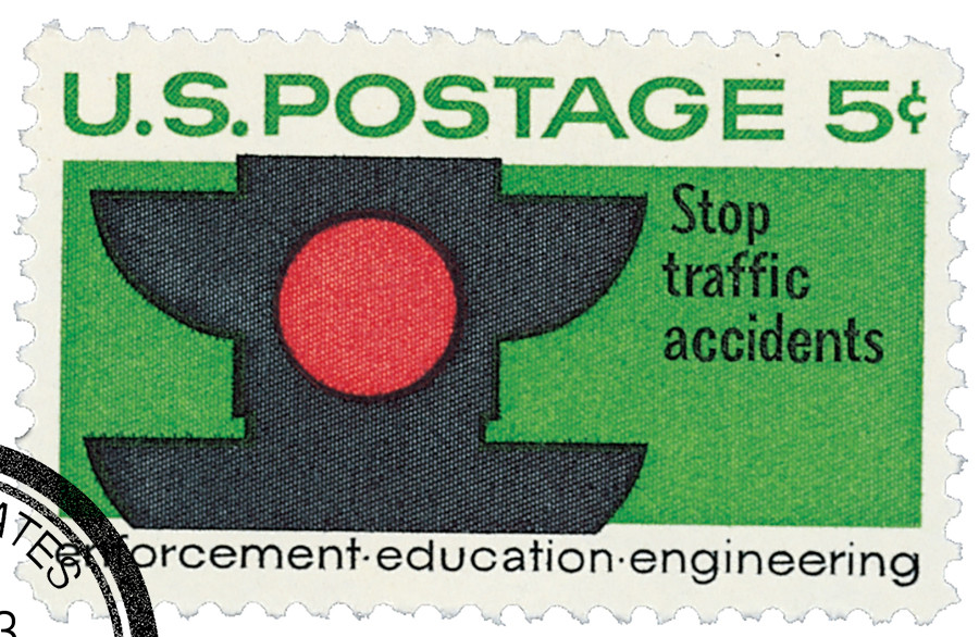 1272 - 1965 5c Traffic Safety - Mystic Stamp Company
