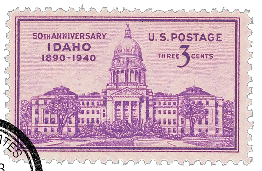 896 - 1940 3c Idaho Statehood - Mystic Stamp Company