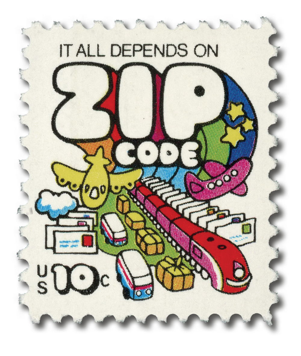 1511 - 1974 10c Zip Code - Mystic Stamp Company