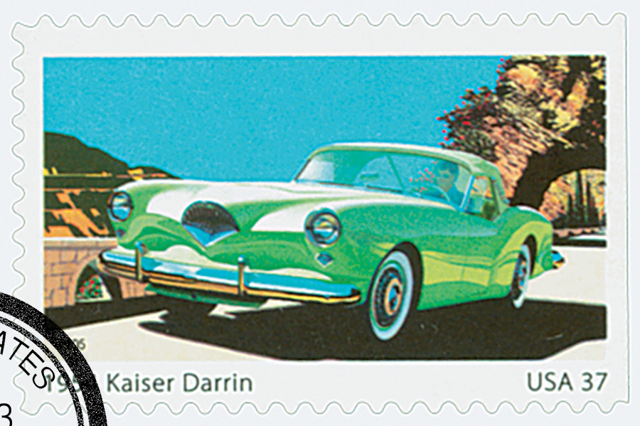 3932 - 2005 37c Sporty Cars: 1954 Kaiser Darren - Mystic Stamp Company