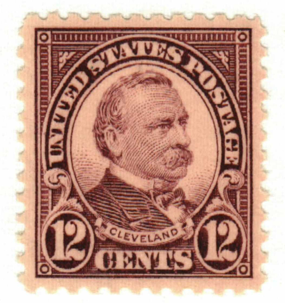 564 - 1923 12c Grover Cleveland, Brown Violet, Perf. 11
