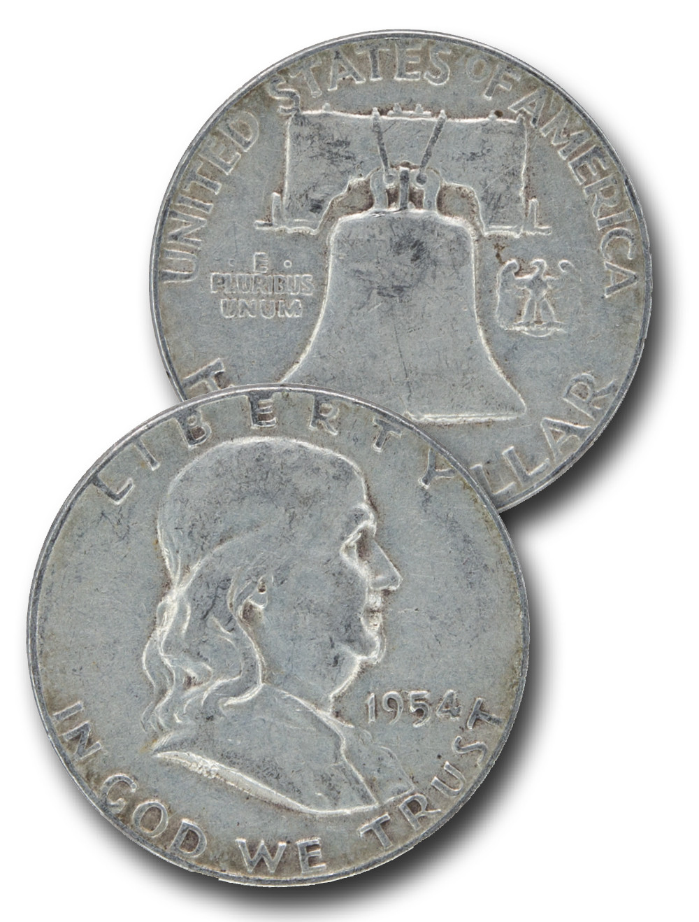 CH-954 - 1954 Benjamin Franklin Half Dollar - Mystic Stamp Company