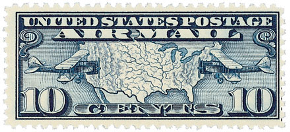 小さな本 U.S. AIRMAIL STAMPS C72 - 1968 10c 50 Stars - Mystic Stamp Company