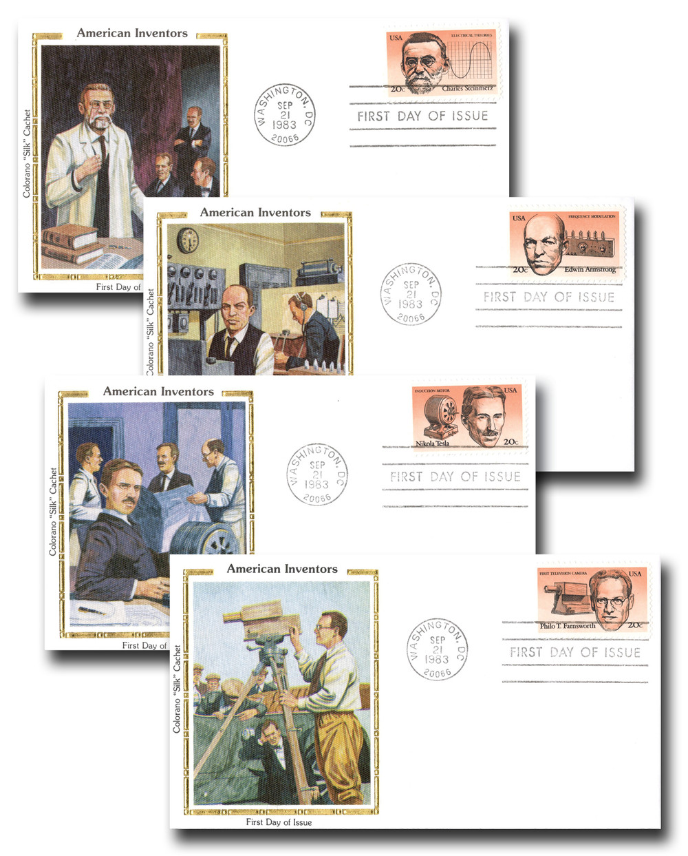 2055-58 - 1983 20c American Inventors - Mystic Stamp Company