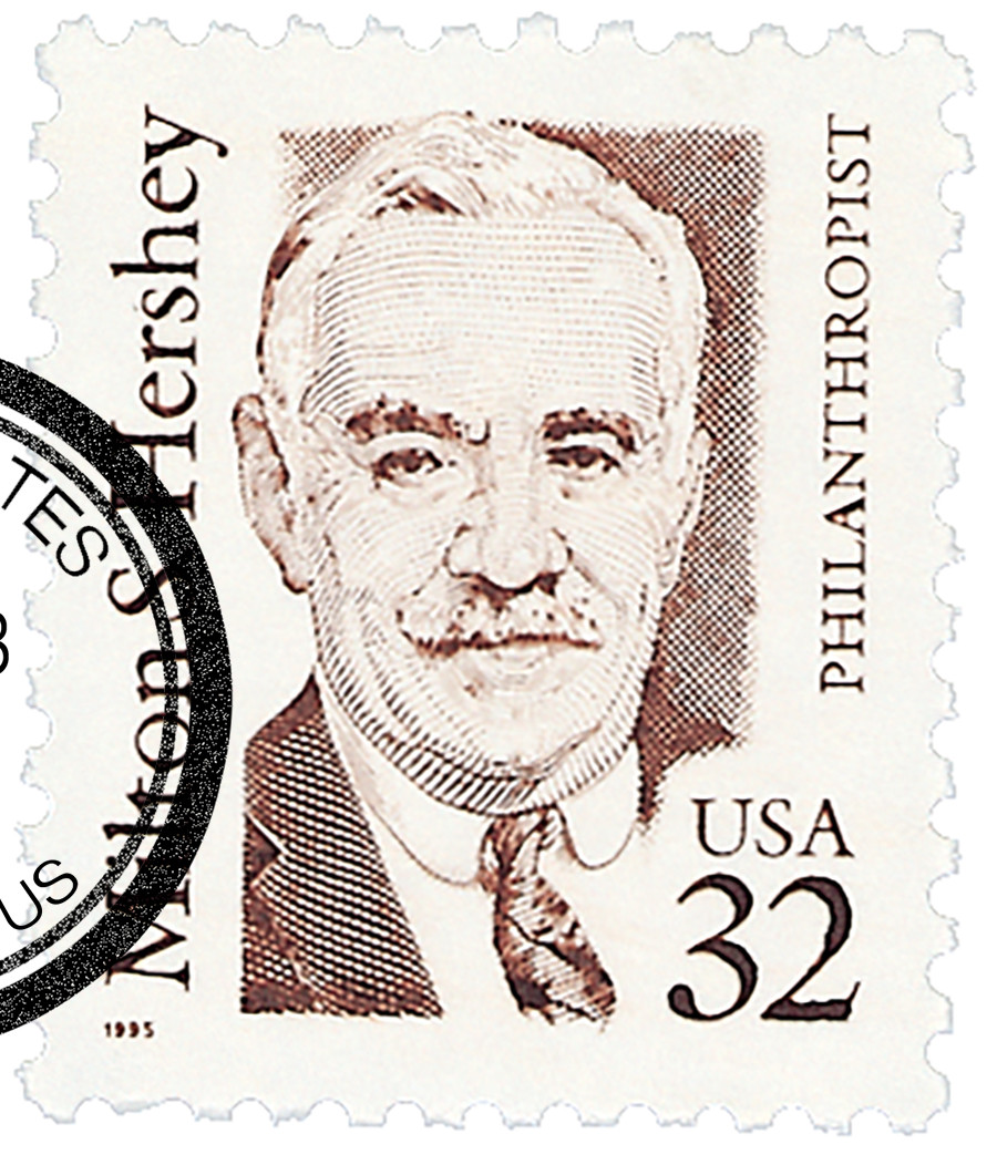2933 - 1995 32c Great American Series: Milton S. Hershey - Mystic