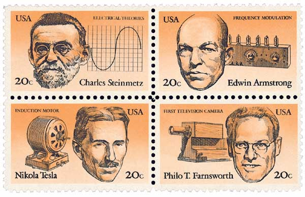 2055-58 - 1983 20c American Inventors - Mystic Stamp Company