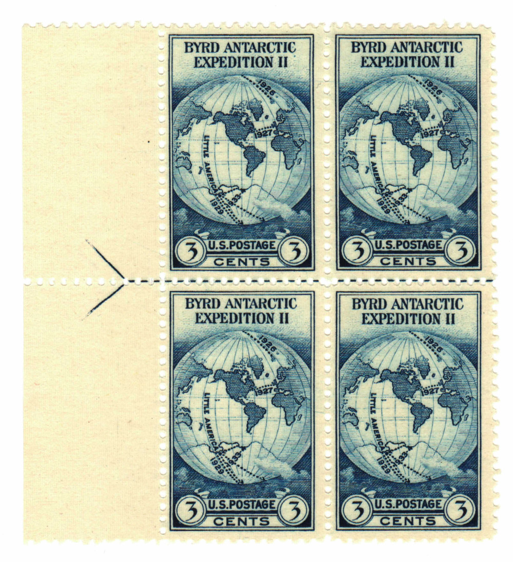 342703 -- Mint Left Arrow Block -- Mint Stamp(s)