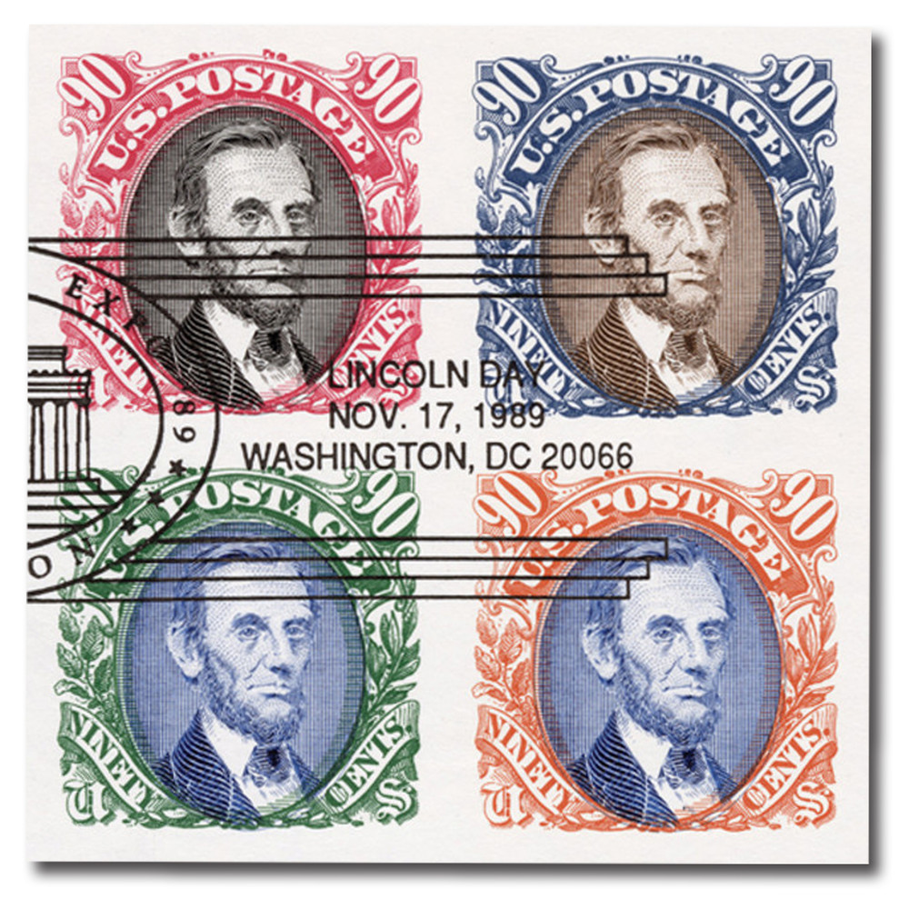 2433 - 1989 90c World Stamp Expo '89, Souvenir Sheet - Mystic