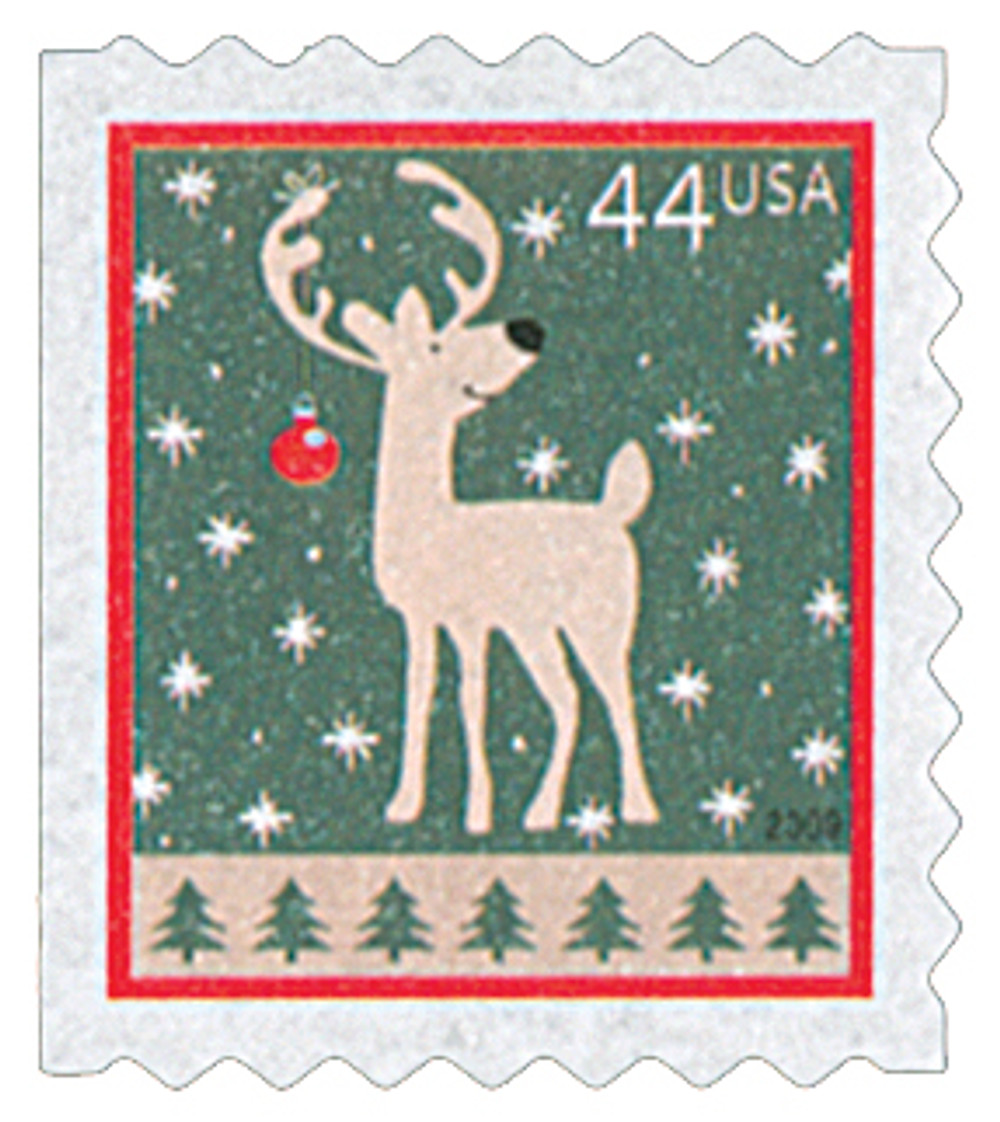 4429 - 2009 44c Contemporary Christmas: Reindeer, ATM