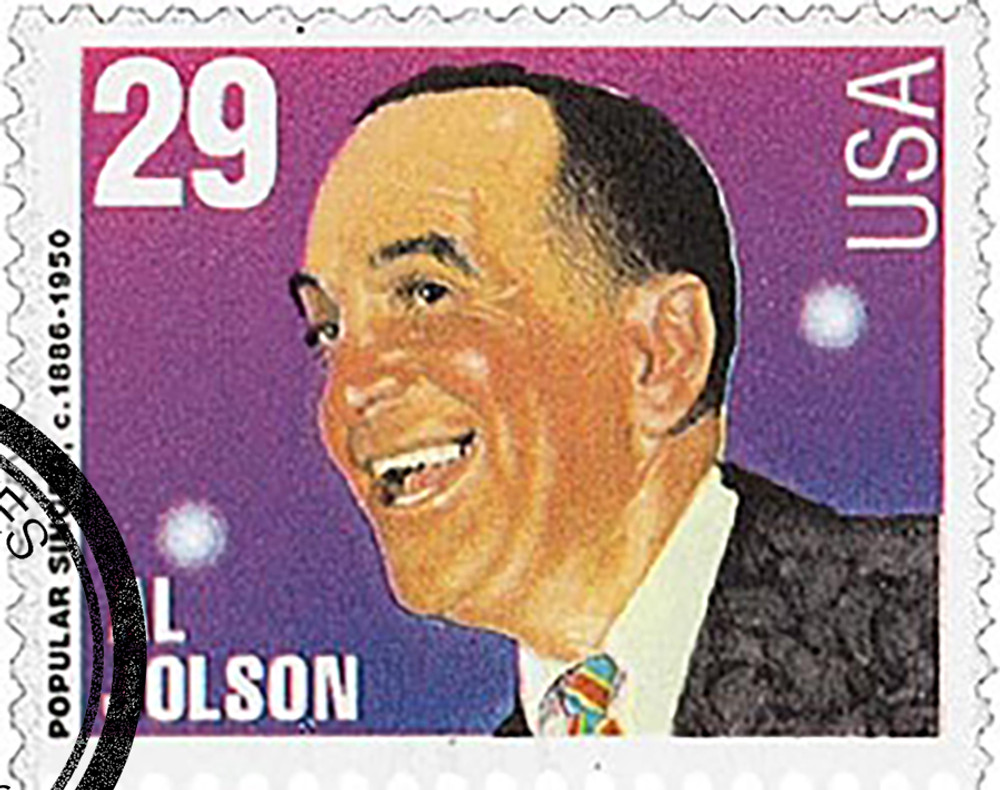 2849 - 1994 29c Popular Singers: Al Jolson - Mystic Stamp