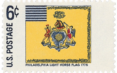 1353 - 1968 6c Historic American Flags: Philadelphia Light Horse