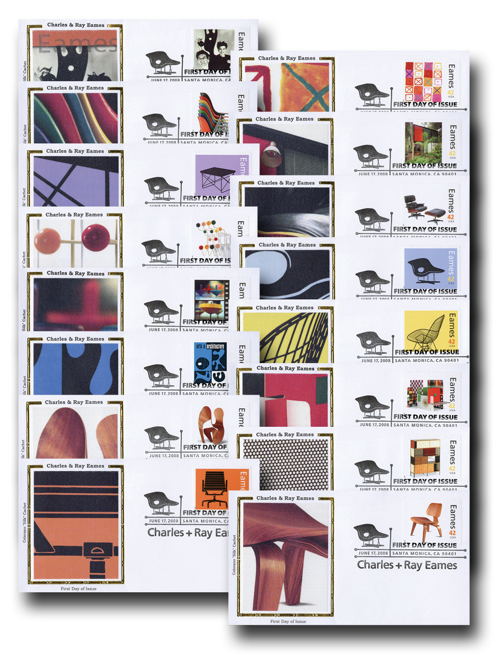 4333 - 2008 42c Charles & Ray Eames - Mystic Stamp Company