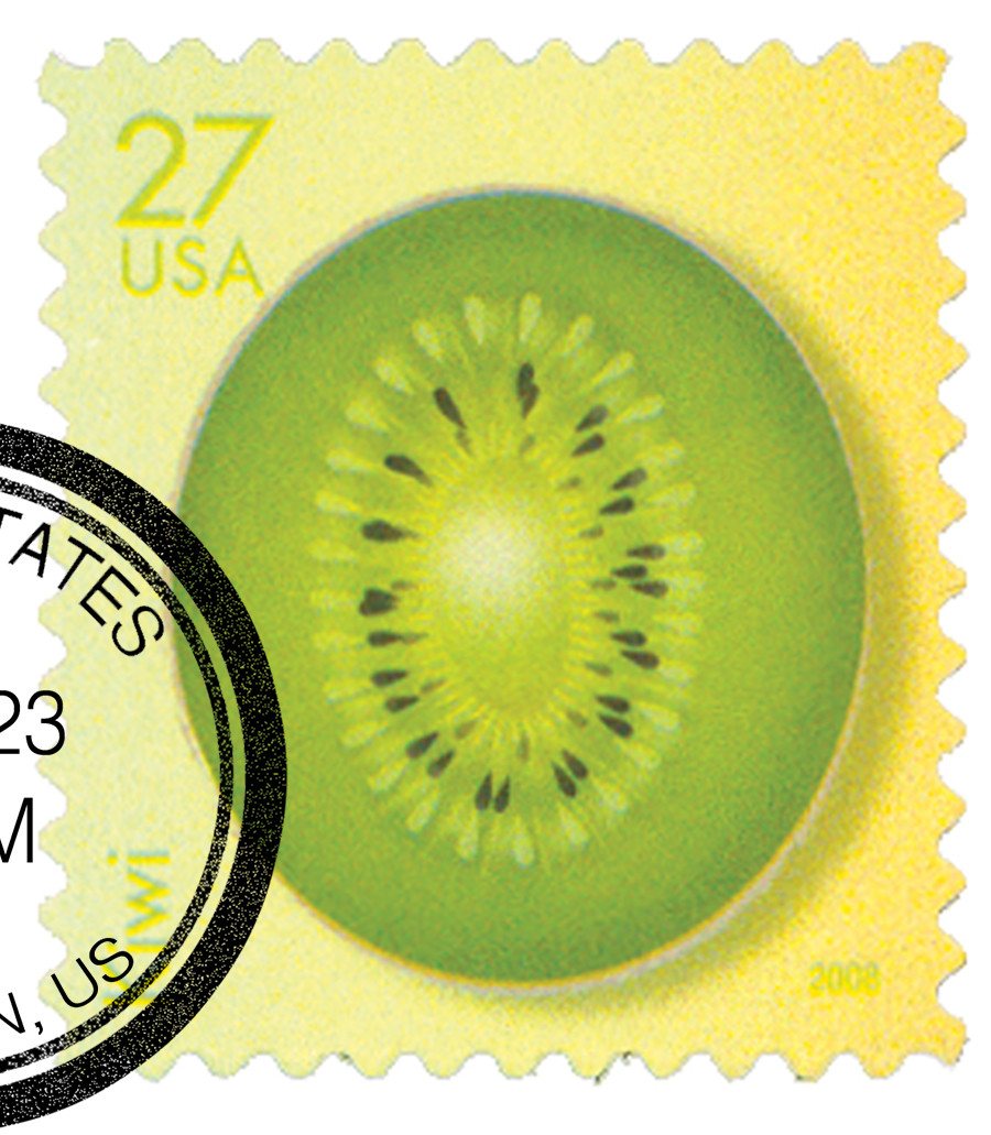 4255 - 2008 27c Tropical Fruit: Kiwi - Mystic Stamp Company